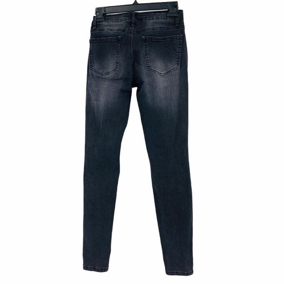 Vanilla Star Jeans sz 5 9686 Embroider Distress - Picture 5 of 9